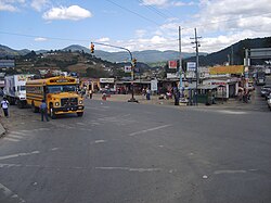 The Cuatro Caminos intersection is outside the city.