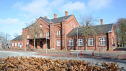 Ribe railway station in 2023