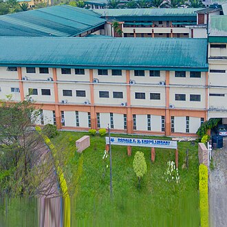 The Donald E. U. Ekong Library, the academic and research hub of the University of Port Harcourt.
