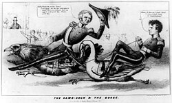 Political cartoon favoring Winfield Scott