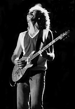 Santana in Barcelona, Spain, 1984
