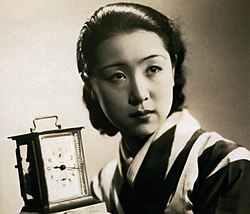Japanese film director and actress Kinuyo Tanaka
