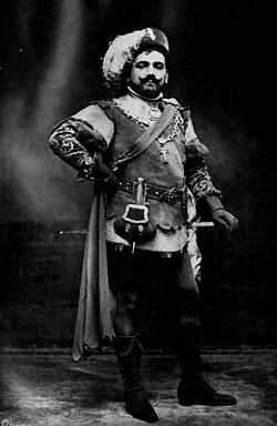 Caruso as Vasco da Gama in L'Africaine, 1907