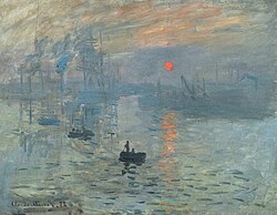 painting of a sunrise over a seascape
