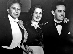 With Norma Shearer and Irving Thalberg (1932)