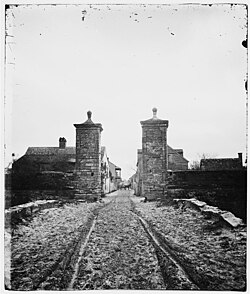 City Gate, St. Augustine c. 1861–65 View looking into town, St. George Street