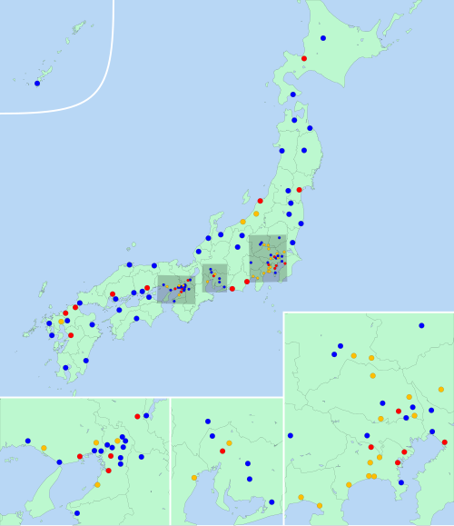 (Circle click-able)■ ― Designated cities■ ― Core cities■ ― Special cities