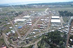 Wittman Field during the EAA AirVenture Oshkosh airshow 2011