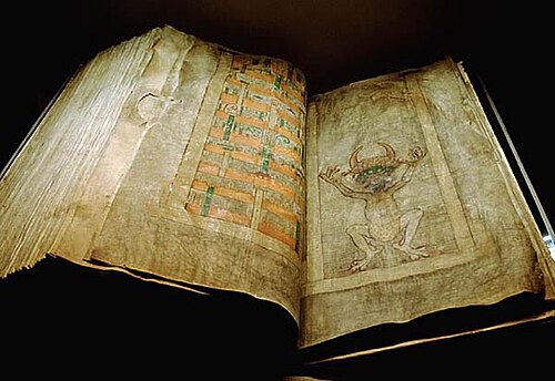 The Codex Gigas, 13th century, Bohemia