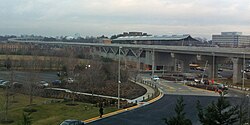 McLean station under construction in February 2013