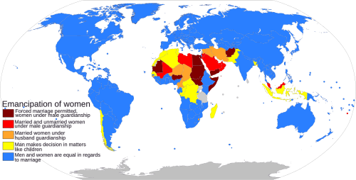 Emancipation of women by country