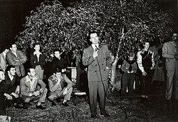 Nixon in Yorba Linda, California, c. April 1950