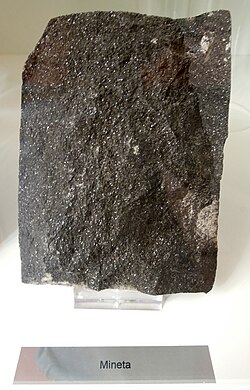 Minette (a type of lamprophyre), from Jáchymov in the Czech Republic