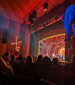 A performance of Moulin Rouge! at the Kennedy Center for the Performing Arts
