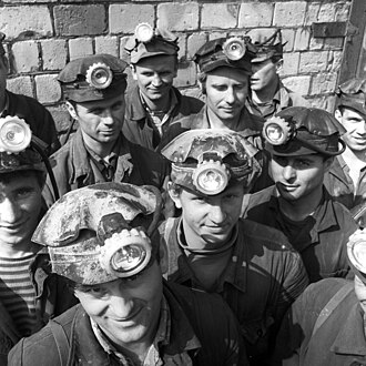 Workers of the Soligorsk potash plant, 1968