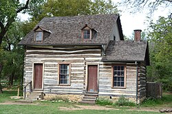 Darius Sales Munger House, built in 1868, is the oldest surviving building in Wichita (at Old Cowtown Museum).[20]