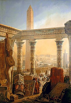 Frontispiece of Description de l'Égypte, published in 38 volumes between 1809 and 1829