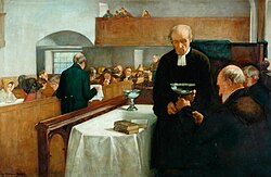 A Scottish Sacrament, a portrait by Henry John Dobson