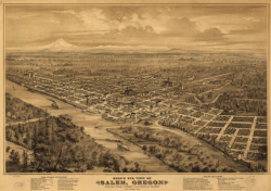 Map of Salem in 1876