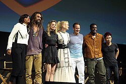 Kidman with the cast of Aquaman (2018)