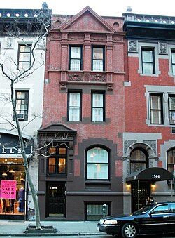 From 1960 to 1974, Warhol lived at 1342 Lexington Avenue in Carnegie Hill, Manhattan.