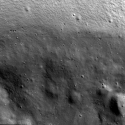 First photo by ShadowCam, Shackleton crater[29]