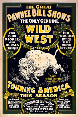 Poster for The Great Pawnee Bill Shows, 1903.