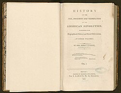 History of the Rise, Progress and Termination of the American Revolution (1805)