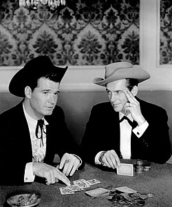James Garner and Jack Kelly in Maverick (1957)