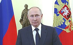 Russia's president Vladimir Putin compared himself to Emperor Peter the Great in an effort to regain former Russian lands.[172]