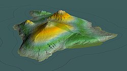 Aerial view, 3D computer-generated image