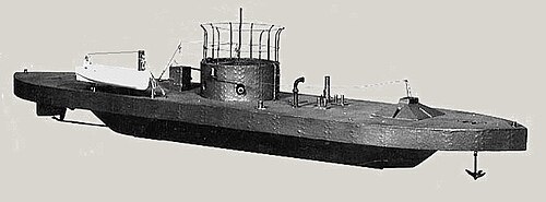 Model of USS Monitor