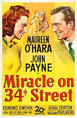 Film poster for Miracle on 34th Street (1947)
