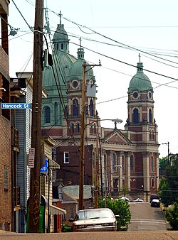 Immaculate Heart of Mary Church on Polish Hill in Pittsburgh