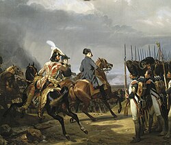 Napoleon reviewing the Imperial Guard before the Battle of Jena, 14 October 1806