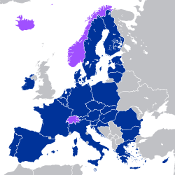 European Single Market EU member states Non-EU states which participate