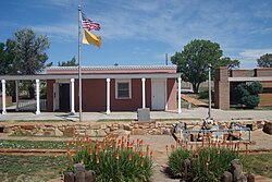 Former U.S. Army outpost on the Santa Fe Trail, now a rest area on I-25 in northern New Mexico