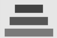 In this animation, Mach bands exaggerate the contrast between edges of the slightly differing shades of gray as soon as they come in contact with one another.