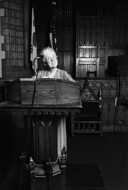 Maggie Kuhn photographed in 1978 by Lynn Gilbert