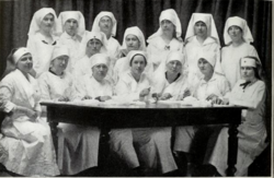 DAR members volunteering as nurses with the Red Cross