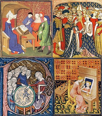 Royal women's activities in the Middle Ages