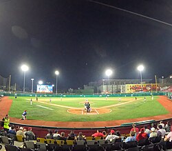 Baseball match at Estadio Universitario Beto Ávila
