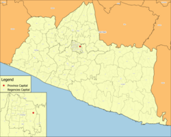 Administrative Map of Yogyakarta Special Region