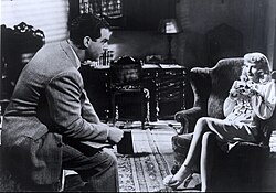 Fred MacMurray and Stanwyck in the seminal noir film Double Indemnity