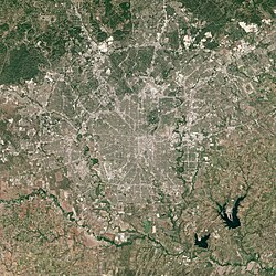 Satellite picture of San Antonio by ESA Sentinel-2