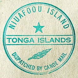 Hand stamp applied to 1976 envelope