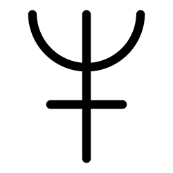 Trident symbol for Neptune