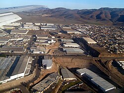 An industrial park in Tijuana's outskirts