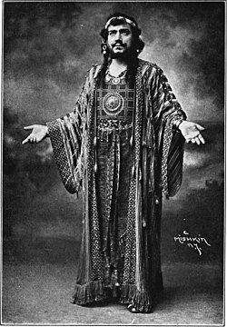 Caruso as Samson in Samson et Dalila, 1919