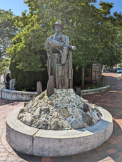 John Ford Statue at Gorham's Corner in Portland, Maine